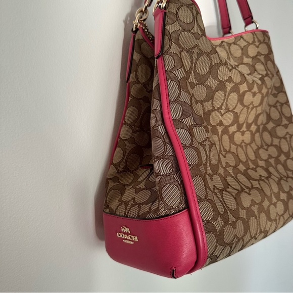 Coach Shoulder Bag Tote Signature Monogram - Picture 4 of 15